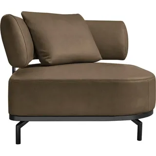 Dieter Knoll Sessel , Braun , Leder , Echtleder , Longlife-Leder , Füllung: Polyurethan (Pur) , 98x85x98 cm , Lederauswahl, Stoffauswahl , Wohnzimmer, Sessel, Ledersessel