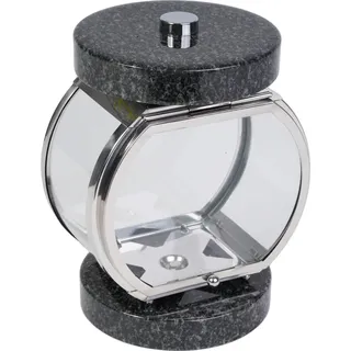 Grablampe rund Edelstahl Granit Impala Kreis