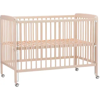 Beistellbett FILLIKID "Nena", Kinder, Gr. Liegefläche B/L: 60cm x 120cm, kein Härtegrad, champagner, Massivholz, Babybetten Beistellbett, Made in Europe