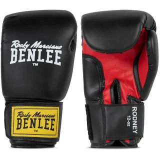 Benlee Boxhandschuhe aus Kunstleder Rodney, Black/Red, 16 oz