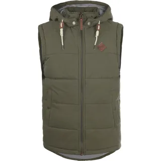 Steppweste SOLID "Steppweste SDDry", Herren, Gr. M, grün (ivy grün), Obermaterial: 70% Baumwolle CO. 30% Nylon NY., Westen Steppweste