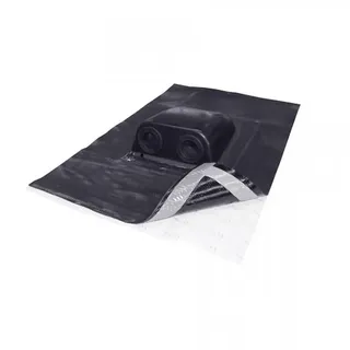 Klüber Ø Universal Duo Solardurchführung für 2 Rohre 56 x 35,8 cm rot