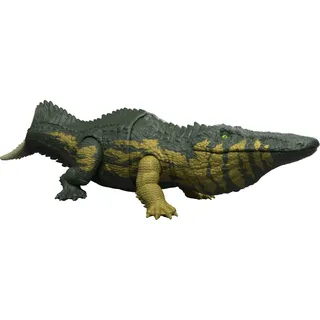 Mattel Jurassic World Wild Roar Stomatosuchus Dinosaurier-Actionfigur, mehrfarbig
