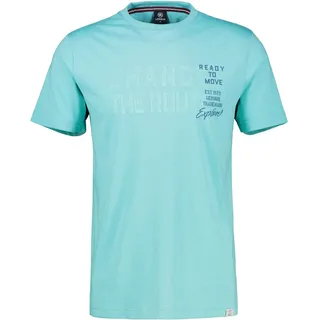 LERROS T-Shirt »LERROS T-Shirt mit Brustprint«, blau