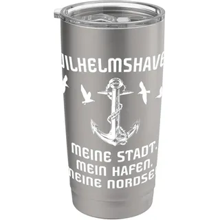 Wilhelmshaven Souvenir Nordsee Stadt Wilhelmshaven Doppelwandiger Edelstahl-Thermobecher