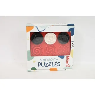 Mom's Care sensorisches Spielzeug Puzzle schwarz-weiß Kreise Lernspielzeug