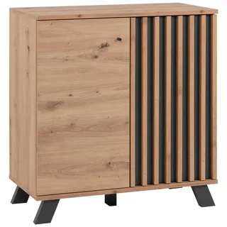Finori Medan 80 x 85 x 40 cm Eiche Artisan / Anthrazit