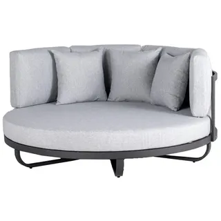 Home Deluxe Sonnenliege 170 x 170 x 0 cm Grau