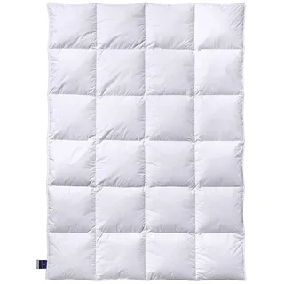 Billerbeck Bettdecke Almira® – 135 x 200 cm – warme Winterdecke – Daunendecke mit Gänsedaunen und -Federn, 90% Daune, 10% Federn – Wärmestufe Warm