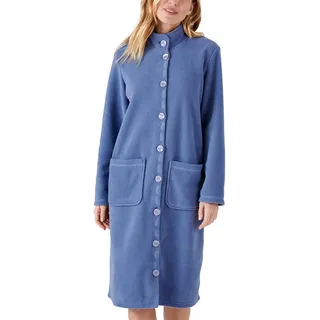 Damart Thermolactyl-Fleece-Kleid, langärmlig, lavendelblau, 38
