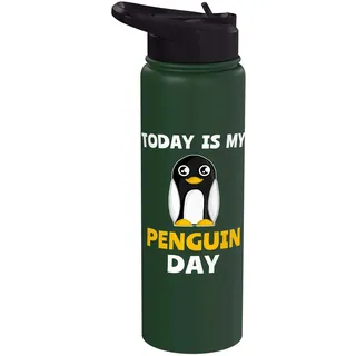 Pinguine Spruch Süsses Pinguinmotiv Pinguin Stainless Steel Insulated Water Bottle