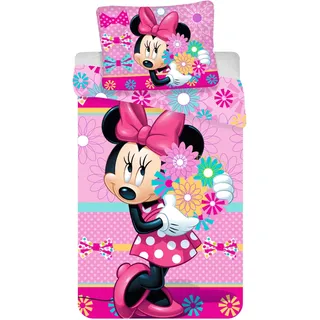 Disney Minnie Mouse Wendebettwäsche, 140 × 200 + 70 × 90 cm (F)