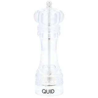 Quid S2700825 Gewürzmühle, transparent, Größe 18 cm, verschiedene Materialien