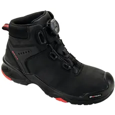 Bild Sicherheitsstiefel Braxton Gr.42 schwarz/rot Leder