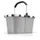 Carrybag Einkaufskorb Herringbone Grau 49 x 29 x 28 cm