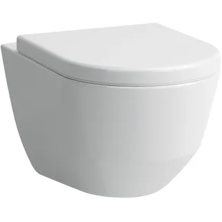 Laufen PRO Wand-Flachspül-WC mit WC-Sitz Grau