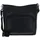 Leather Crossover Damen Leder Black/Green