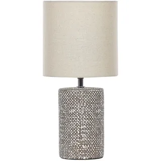 Beliani Tischlampe Braun 43 cm