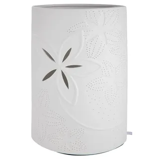 Gilde Lampe Ellipse Glücksmomente Weiß