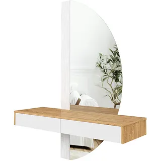 Vicco Schminktisch Melisa Weiß 120 cm mit LED Beleuchtung, Model 40815 - Weiß