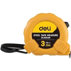 Deli Tools Steel Measuring Tape 3m/16mm EDL9003B (yellow)