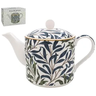 Lesser & Pavey Keramik-Teekanne im britischen Design, große Teekanne zum Servieren von heißen Getränken, Teekannen für alle Familiengrößen – William Morris, Weidenzweig