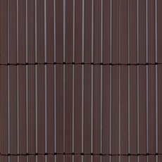 Tenax Colorado 1,00 x 3 m Braun, Synthetisches Doppelseitiges Schilf, zum Abschirmen von Gärten, Schwimmbädern und privaten Bereichen