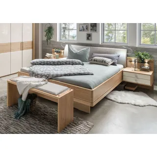 Wiemann Bett Kiruna 180 x 200 cm Holzoptik Braun Eiche