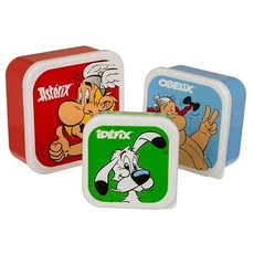 Bild Brotdose »Asterix Obelix & Idefix« Box Brotbox Dose Frühstücksbox Lunchbox Vesperbox Vesperdose Kunststoff 3er Set