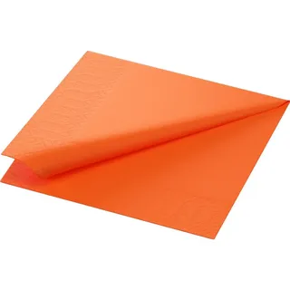 4x Zelltuchservietten 33 x 3-lagig 1/8 Buchfalz Sun Orange Tücher 4 St