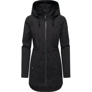 Kurzmantel RAGWEAR "Kurzmantel Dakkota B", Damen, Gr. M, schwarz, Obermaterial: 100% Polyester PES.  Obermaterial: Futter: 100% Polyester PES., Mäntel Kurzmantel