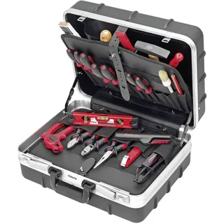 CIMCO Werkzeugkoffer Eco 23-tlg. schwarz 455 x 395 x 205 mm