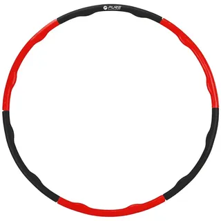 Pure2improve Faltbarer Hula-hoop-reifen - Black / Red - One Size