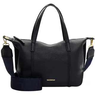 Shopper EMILY & NOAH "Shopper E&N Julie", Damen, Gr. B/H/T: 38cm x 22cm x 14cm 0, blau (blau 500), Polyurethan, Taschen Shopper