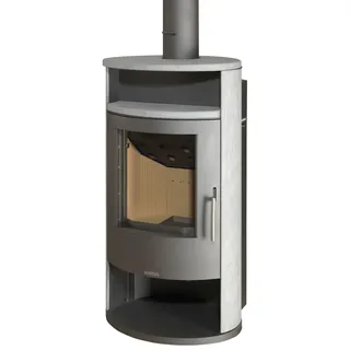 Justus Island Aqua 2.0 Stahl Gussgrau/Abdeckplatte Speckstein