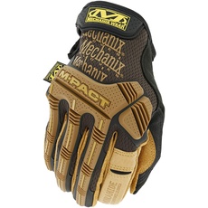 Mechanix Wear M-Pact® Leather Handschuhe (Large, Braun/Schwarz)