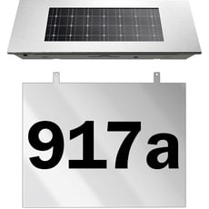 Bild von Solar Hausnummer transparent