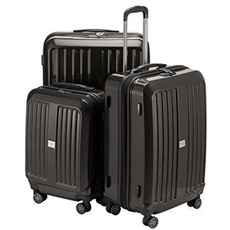 HAUPTSTADTKOFFER - X-Berg - 3er Koffer-Set Koffer Trolley Hartschalenkoffer, TSA (S, M, L ), Graphit