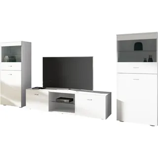 borchardt Möbel Wohnwand »Scala«, weiß