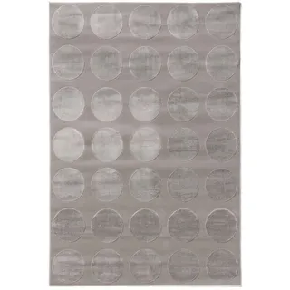 benuta Teppich Claire Grau 120x170 cm , Kunststoff , Rechteckig , 120x170 cm , pflegeleicht , Teppiche und Böden, Teppiche