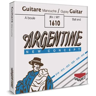 Savarez 1610 Gitarrensaite für Akustikgitarre, 10–45 Ball End, Extra Light mit Kugel