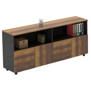 Aktenschrank Büroschrank Schrank Sideboard  Office Schränke Ablagekommode - Braun