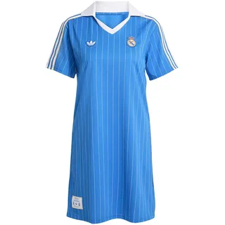 Adidas Real Madrid Terrace Icons Kleid - Bluebird / White - S