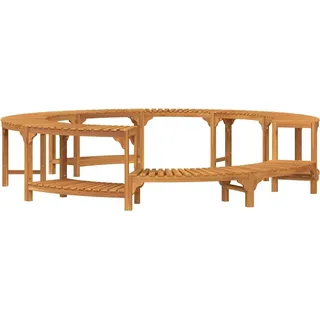 Whirlpool-Umrandung Braun Ø255 x 55,5 cm Massivholz Akazie - Braun