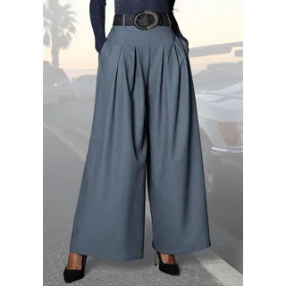 LASCANA Hosenrock mit Gürtelschlaufen, Anzughose, chic