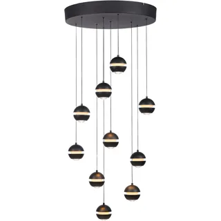 Schöner Wohnen LINI 1-flg. Ø 55 cm rund schwarz