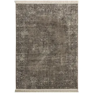 Steffensmeier Orientteppich 160/230 cm Riad Vintage Keshan , Dunkelgrau , Textil , Rechteckig , 160x230 cm , für Fußbodenheizung geeignet , Teppiche und Böden, Teppiche, Orientteppiche