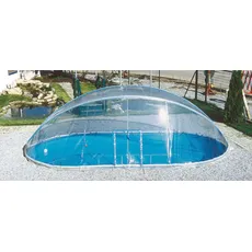 KWAD Poolverdeck »Cabrio Dome«, BxTxH: 360x490 cm, farblos
