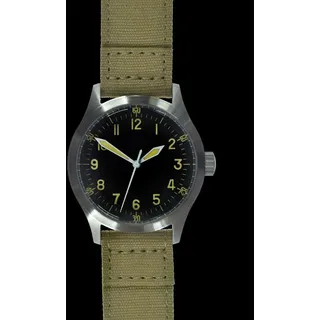 MWC G10 Handaufzug 24 Juwelen 100m Wasserdicht General Service Militär Uhr