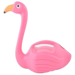 Esschert Design Flamingo Gießkanne aus HDPE, 28,6 x 14,4 x 30,1 cm